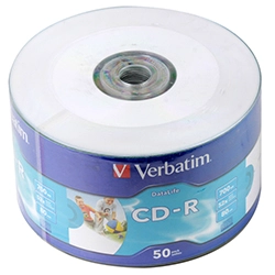 ДИСК CD-R Verbatim 700 Mb 52 bulk 50 (43787)