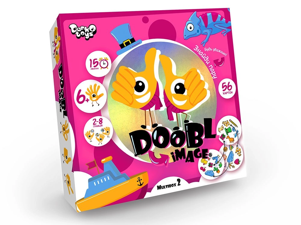 Настільна розважальна гра Doobl Image велика українською