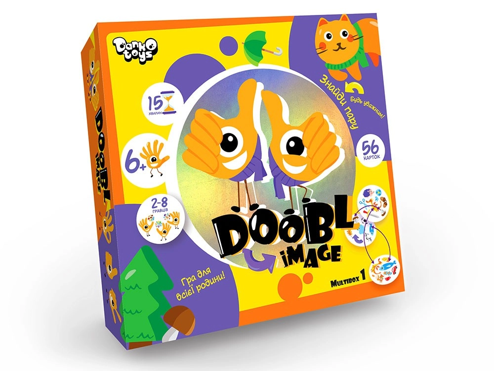 Настільна розважальна гра Doobl Image велика українською