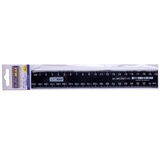 Лінійка пластикова 20см чорна BM.5827-20