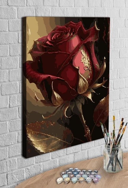 Картина за номерами Art Millennium 3Д Троянда АМ-0547