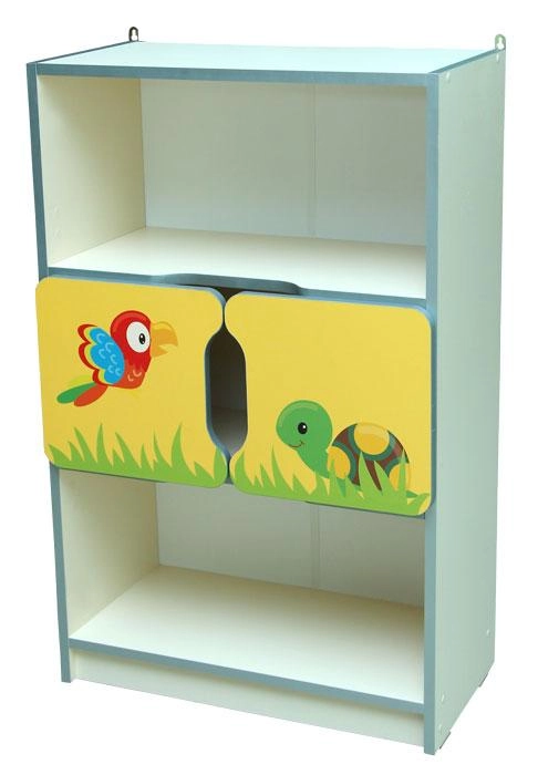 Стінка дитяча Звірята №4 напівзакритий з 2-ма малими дверима 600х300х950 5014