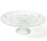 Блюдо для торта скляне на підставці 30 см 543-110