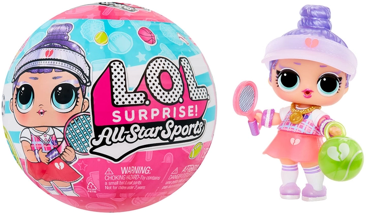 Ігровий набір з лялькою L.O.L Surprise! Серія all star sports – зірочки спорту 523994 Ігровий набір з лялькою L.O.L Surprise! Серія all star sports – зірочки спорту 523994