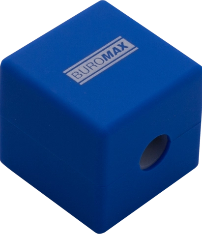 Точилка з контейнером Buromax Cube 1 отвір асорті BM.4757