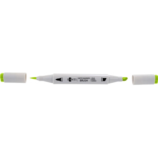Маркер акварельний SANTI неоново-жовтий — фото 2