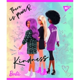 Зошит учнівський 18 аркушів клітинка Yes Преміум Barbie 766813
