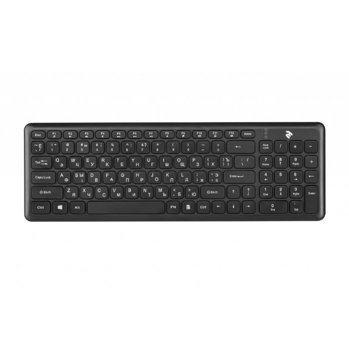 Клавіатура 2E KS230 Slim Wireless Black (2E-KS230WB)