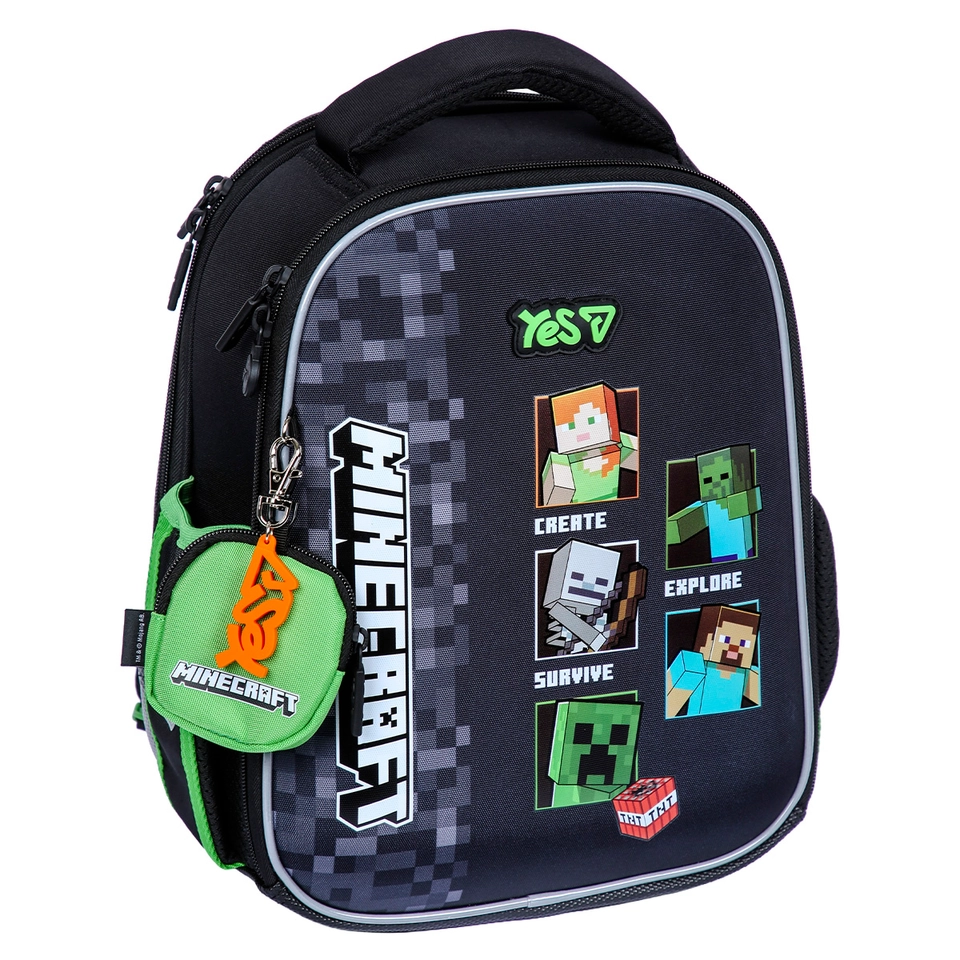 Рюкзак каркасний Yes H-100S Minecraft Reality 550223 — 