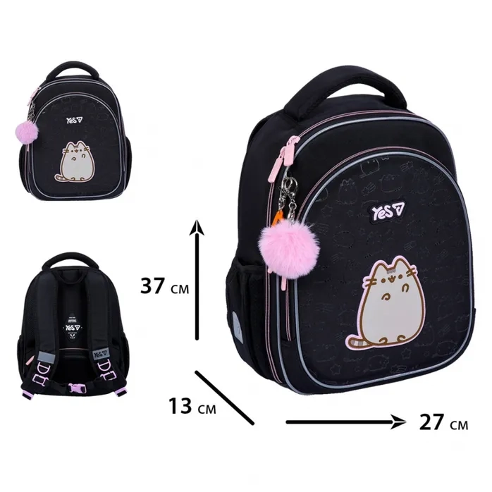 Рюкзак шкільний напівкаркасний Yes S-109S Pusheen 550233 Рюкзак шкільний напівкаркасний Yes S-109S Pusheen 550233