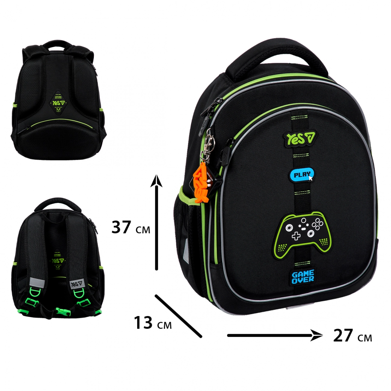 Рюкзак шкільний напівкаркасний Yes S-109S Joystick Game 550235