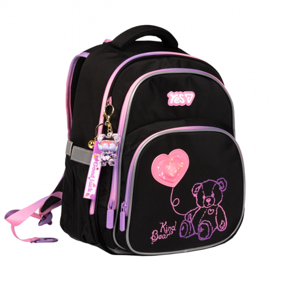 Рюкзак шкільний Yes S-91M Pink Bear 550499 — 