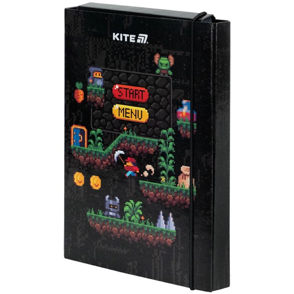 Папка для зошитів В5 на гумці Kite картон Pi el Game K25-210-2 — 