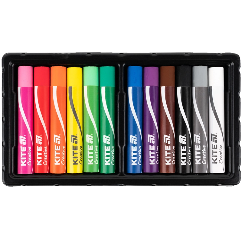Пастель масляна Kite 12 кольорів Creative K-200-12 Пастель масляна Kite 12 кольорів Creative K-200-12