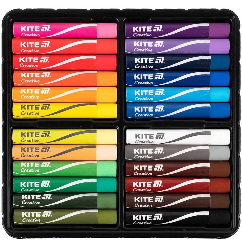 Пастель масляна Kite 24 кольори Creative K-200-24 Пастель масляна Kite 24 кольори Creative K-200-24
