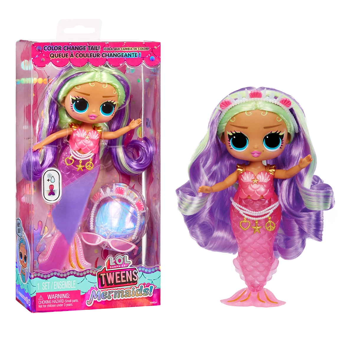 Ігровий набір з лялькою L O LSURPRISE! серії Tweens Mermaids!– КЛЕО КОУВ 510437