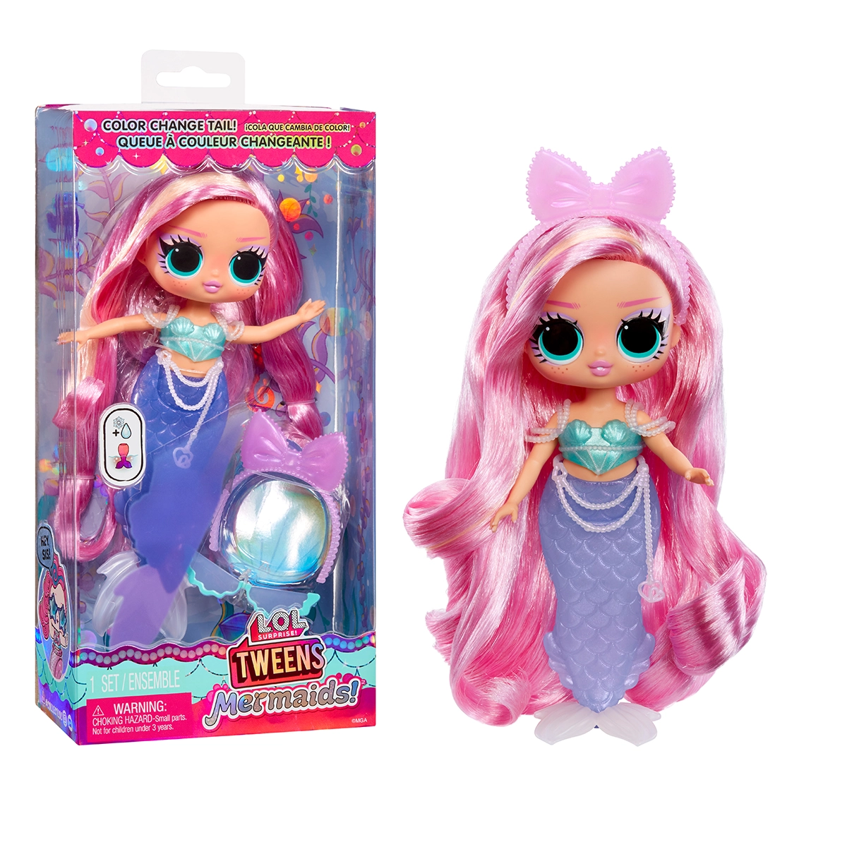 Ігровий набір з лялькою L O LSURPRISE! серії Tweens Mermaids!– ЛОЛА ВЕЙВ 510451