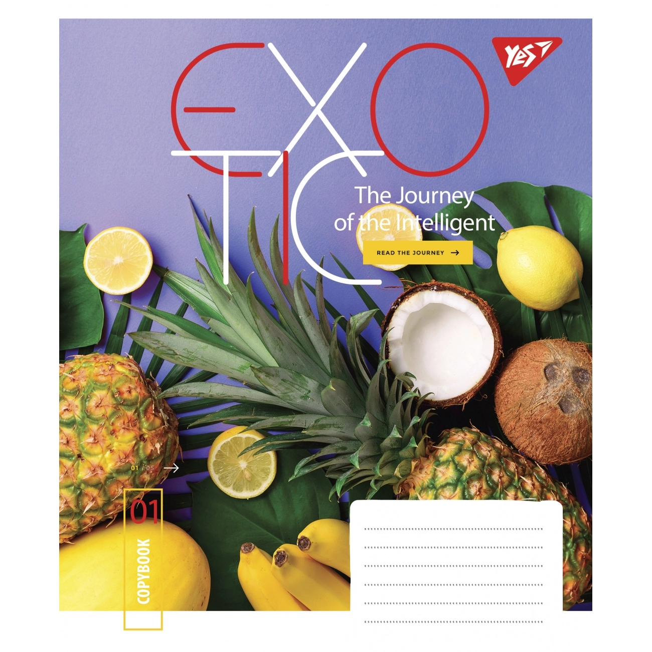 Зошит 96 аркушів лінія YES Exotic 766128