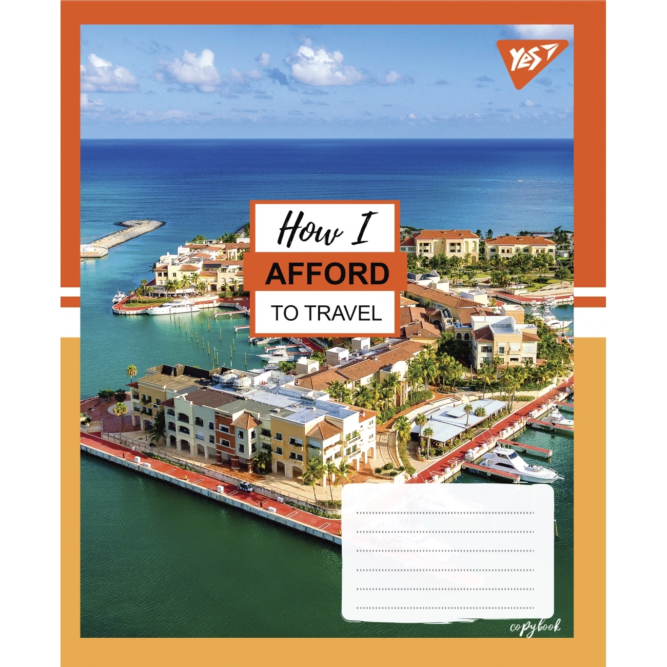 Зошит 96 аркушів лінія YES Travel 766131