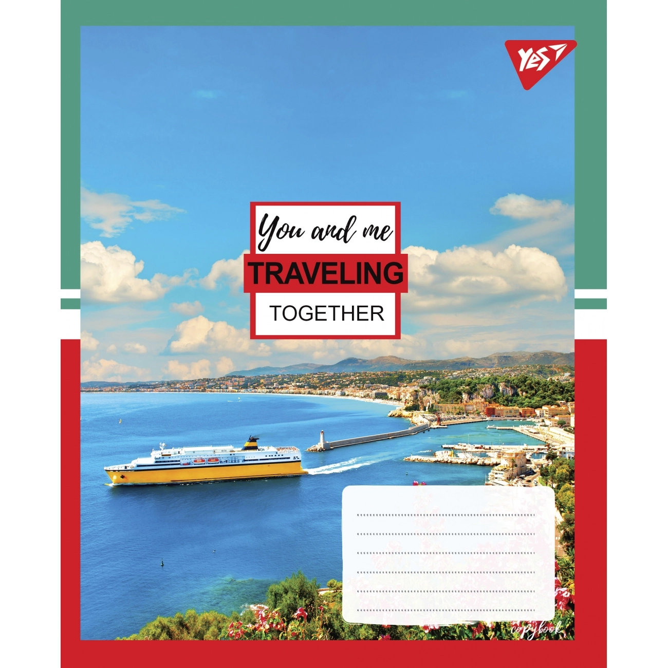 Зошит 96 аркушів лінія YES Travel 766131