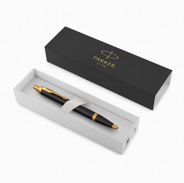 Ручка кулькова Parker IM Black з позолотою 22 032