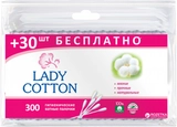 Lady Cotton Палички ватні в пол пакеті 300шт.(50шт/ящ)