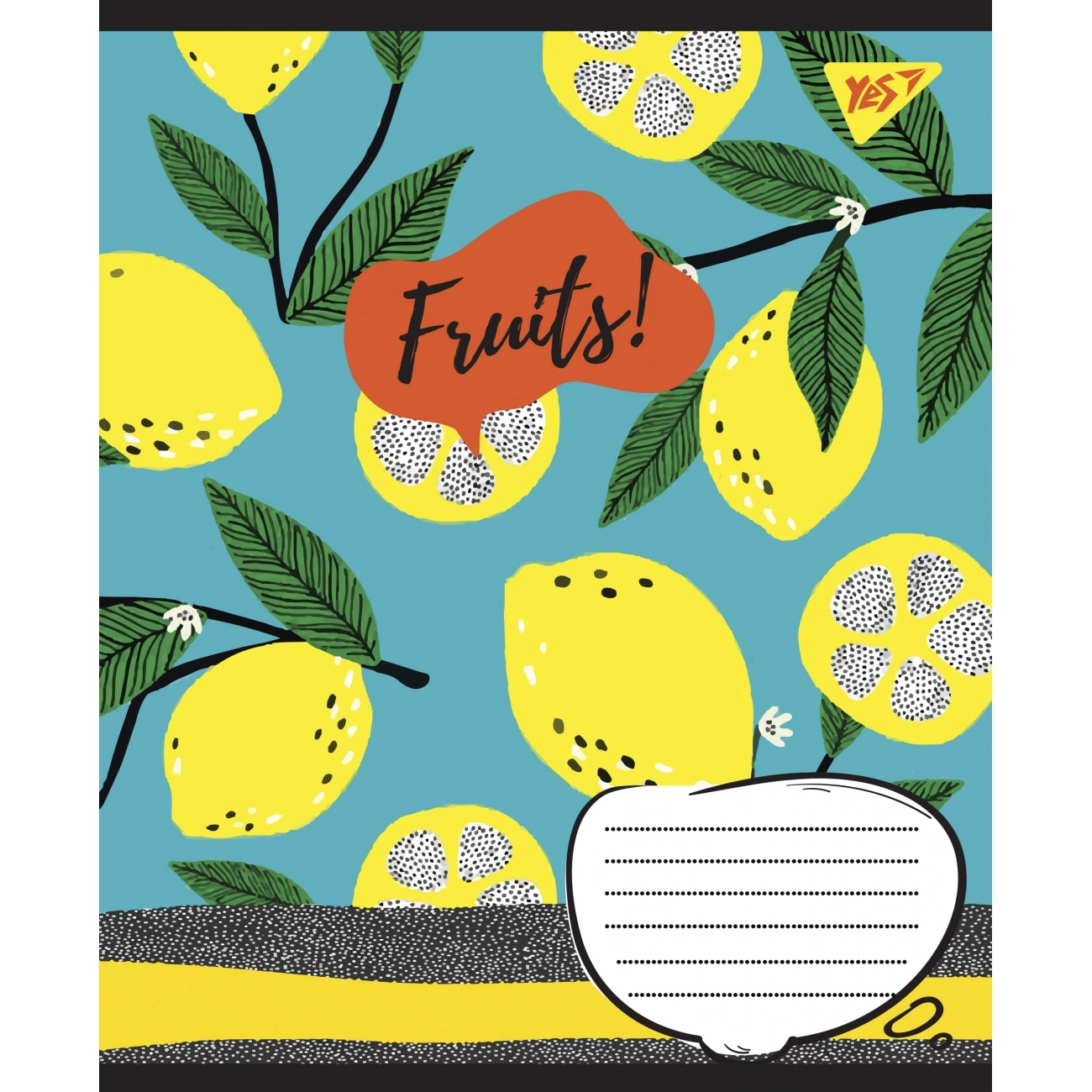 Зошит 18 лін. YES Fruits