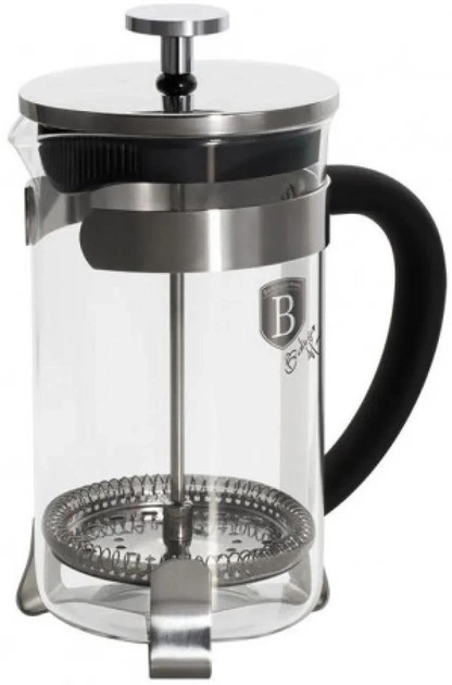 Френч-прес 600 мл BLACK SILVER Collection BH-6302