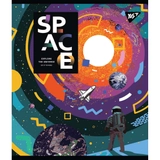 Зошит 18 аркушів лінія YES Преміум Space abstract 765217