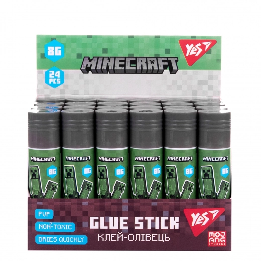 Клей-олівець Yes 8г PVP Minecraft 320303