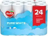 Папір туалетний Рута Pure White 3 шари 24шт