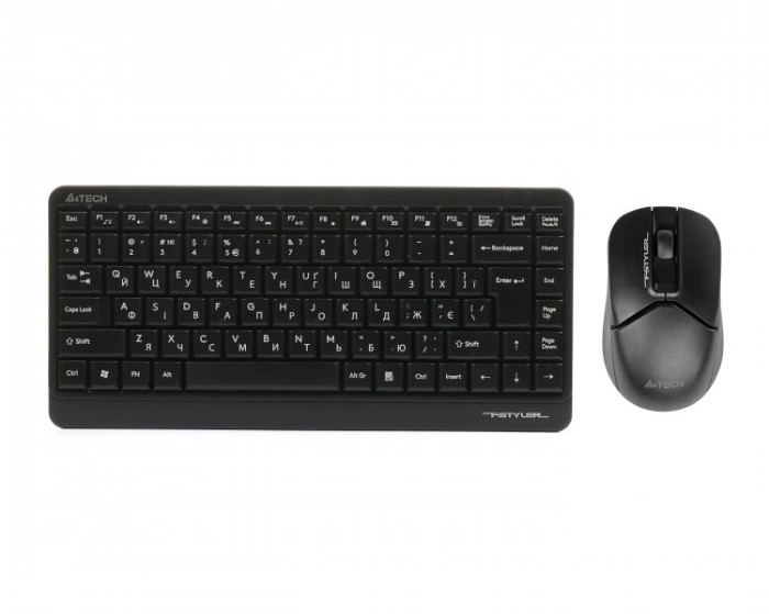 Комплект бездротовий клавіатура та миша A4Tech FG1112 (Black)