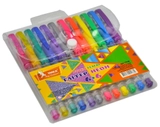Набір ручок гелевих УМКА Glitter/Neon 12 кольорів