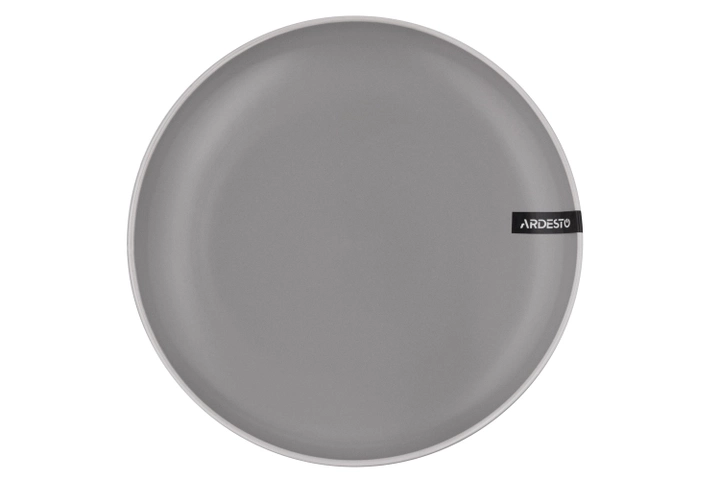 Тарілка керамічна десертна Ardesto Cremona 19 см Dusty grey AR2919GRC