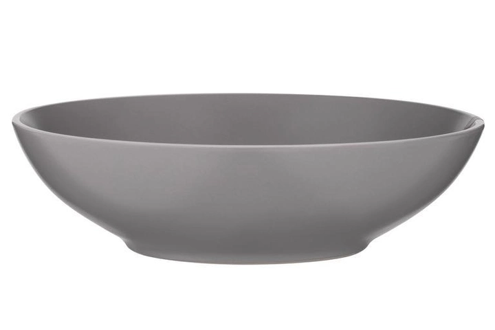 Тарілка керамічна супова Ardesto Cremona 20 см Dusty grey AR2920GRC