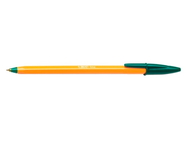 Ручка масляна Orange BIC зелена