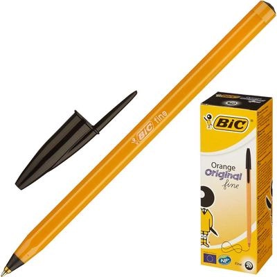 Ручка масляна Orange BIC чорна