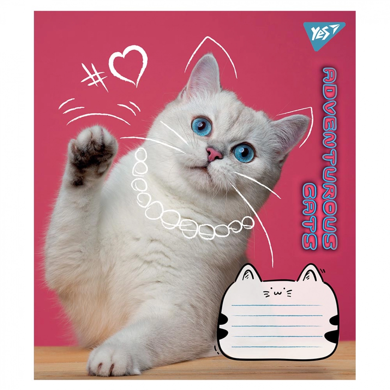Зошит 24 аркуша клітинка 1 Вересня Adventurous cats 766630