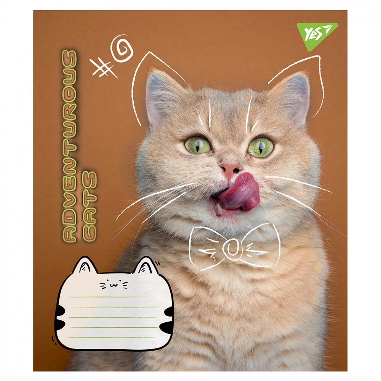 Зошит 24 аркуша клітинка 1 Вересня Adventurous cats 766630