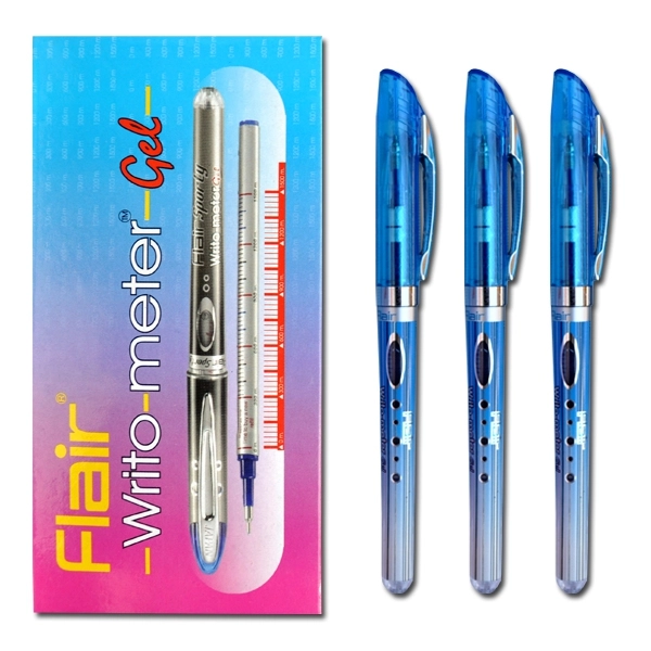Ручка гелева Writometer 747 Flair  синя