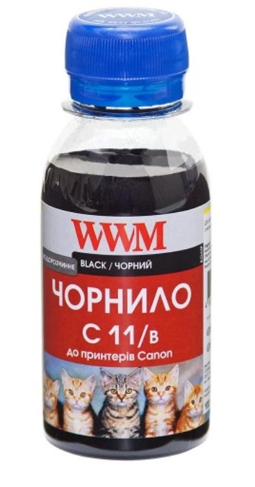 Чорнило WWM для Canon CLI-521B/CLI-426B 100г Black водорозчинне (C11/B-2)