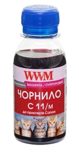 Чорнило WWM для Canon CL-511С/CL-513С/CLI-521M 100г Magenta водорозчинне (C11/M-2)