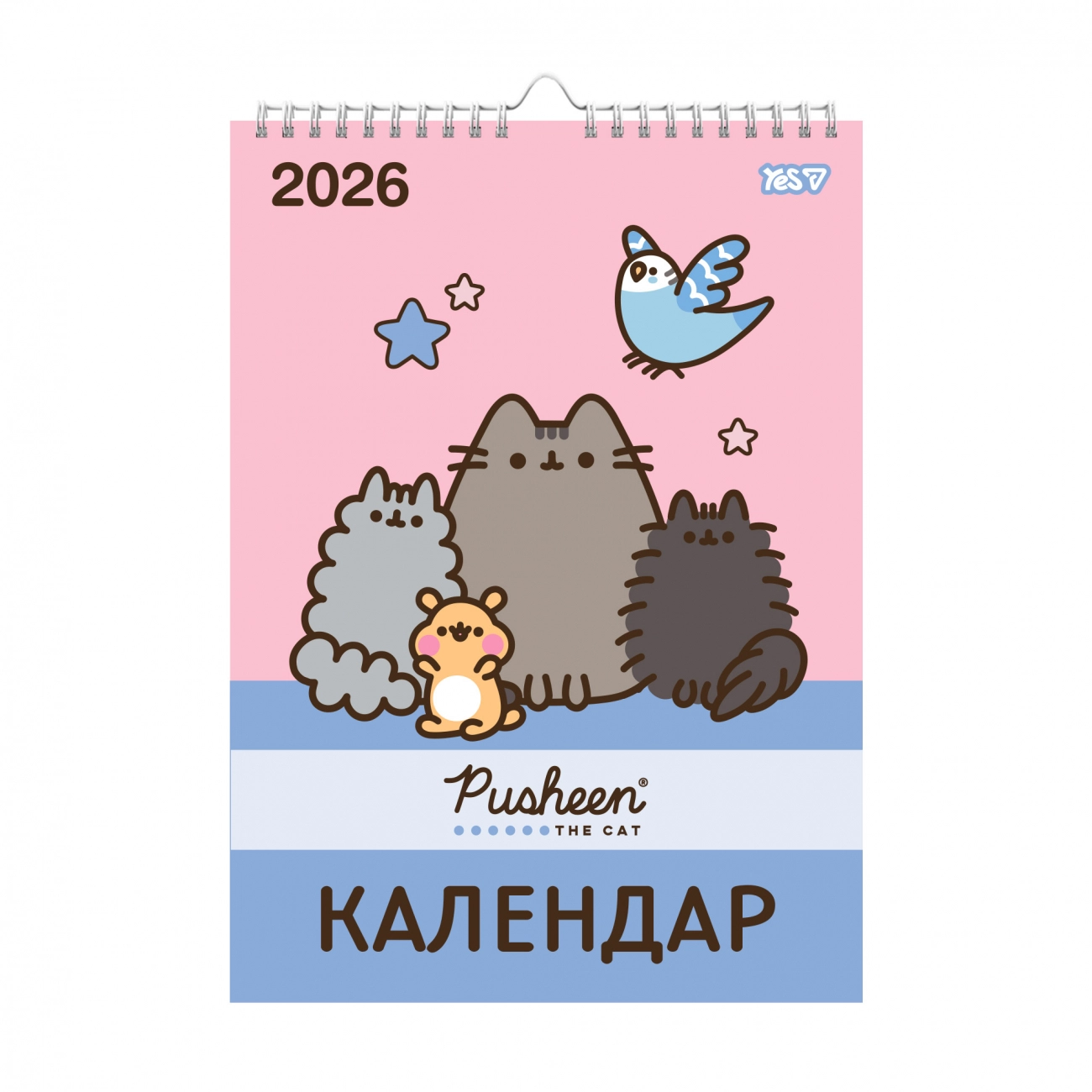 Календар-планер настінний А3 2026 Yes Pusheen 270269 Календар-планер настінний А3 2026 Yes Pusheen 270269