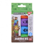 Набір текстових маркерів Yes Minecraft 4 шт 391095