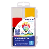 Фарби акварельні медові Kite Classic 8 кольорів K-065