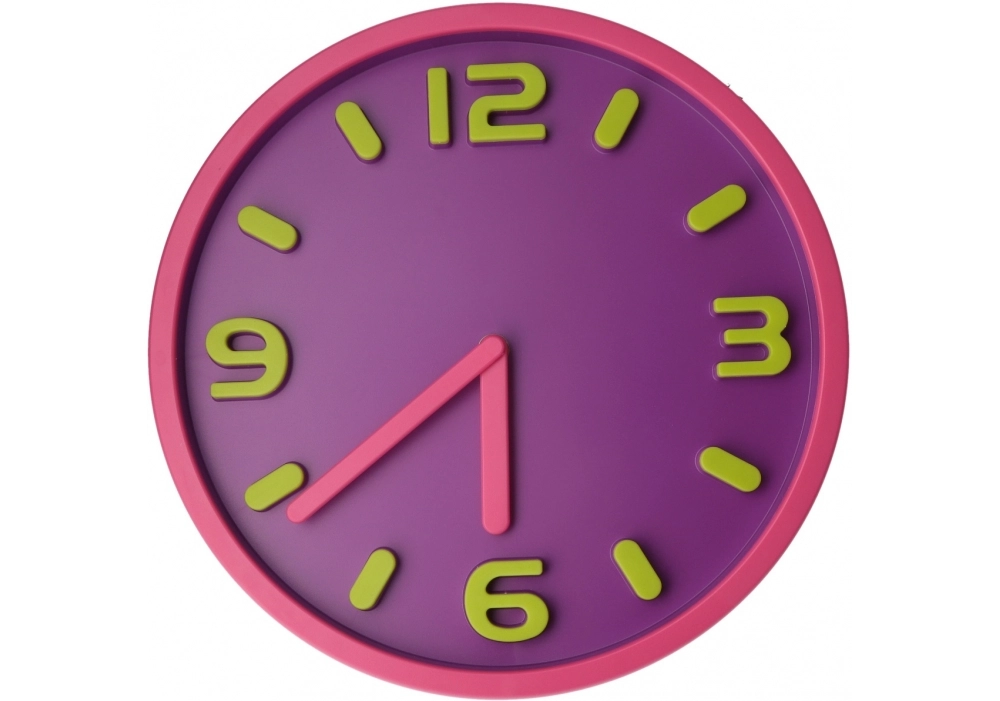 Годинник настінний Optima MAGIC, рожевий