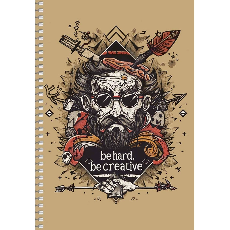 Блокнот спіраль A5 Student 96 аркушів в клітинку кремовий — фото 5