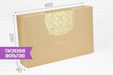 Коробка Мега Крафт з тисненням 40*25*8 см М0046-о16