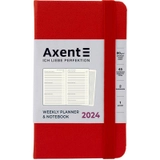 Щотижневик датований 2024 Axent Pocket Strong 90х150 червоний 8508-24-05-A