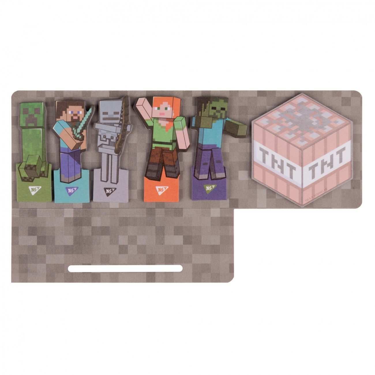 Папір з липким шаром YES Minecraft в наборі 120 аркушів 170324